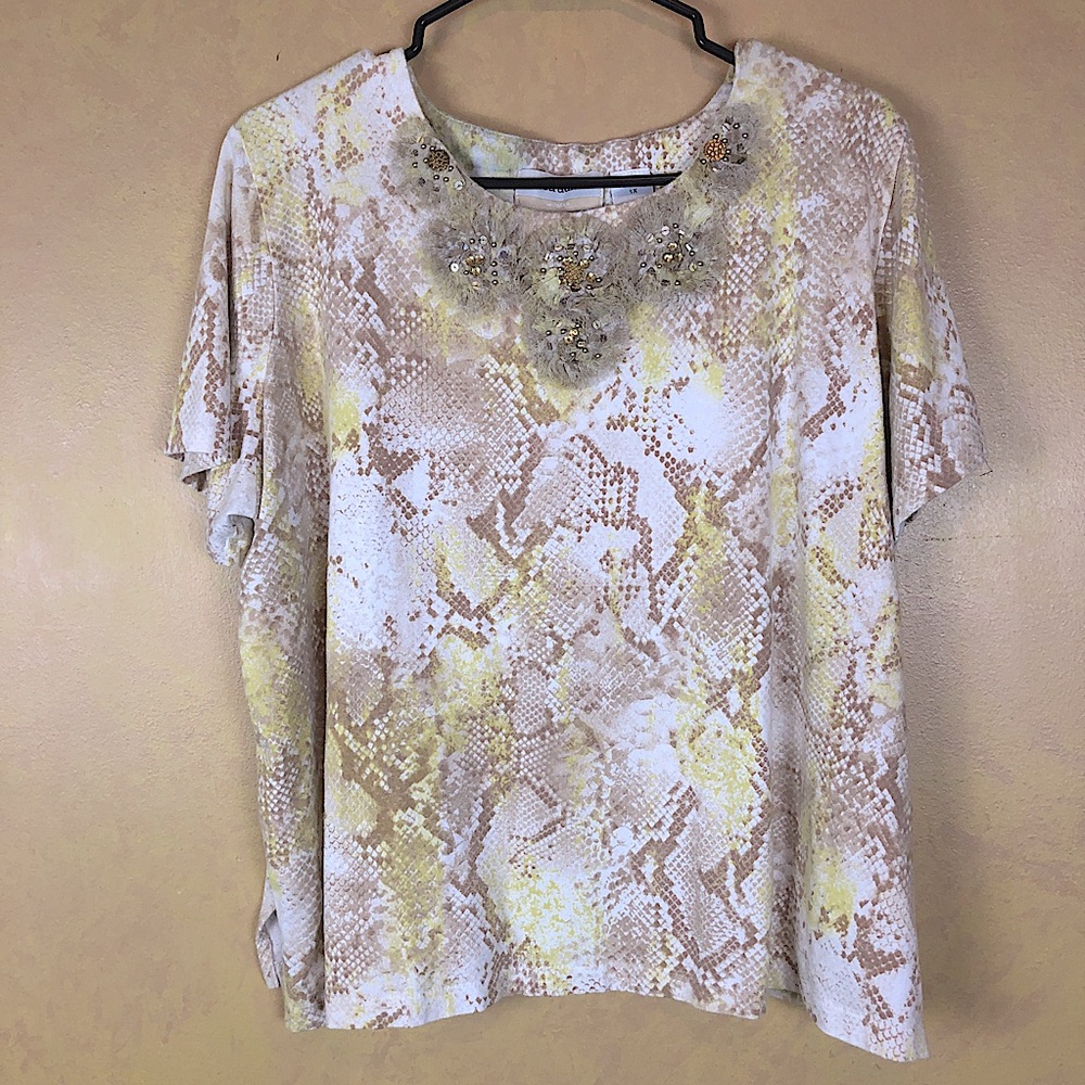 Woman’s blouse, size 1X, brand Alfred Dunner